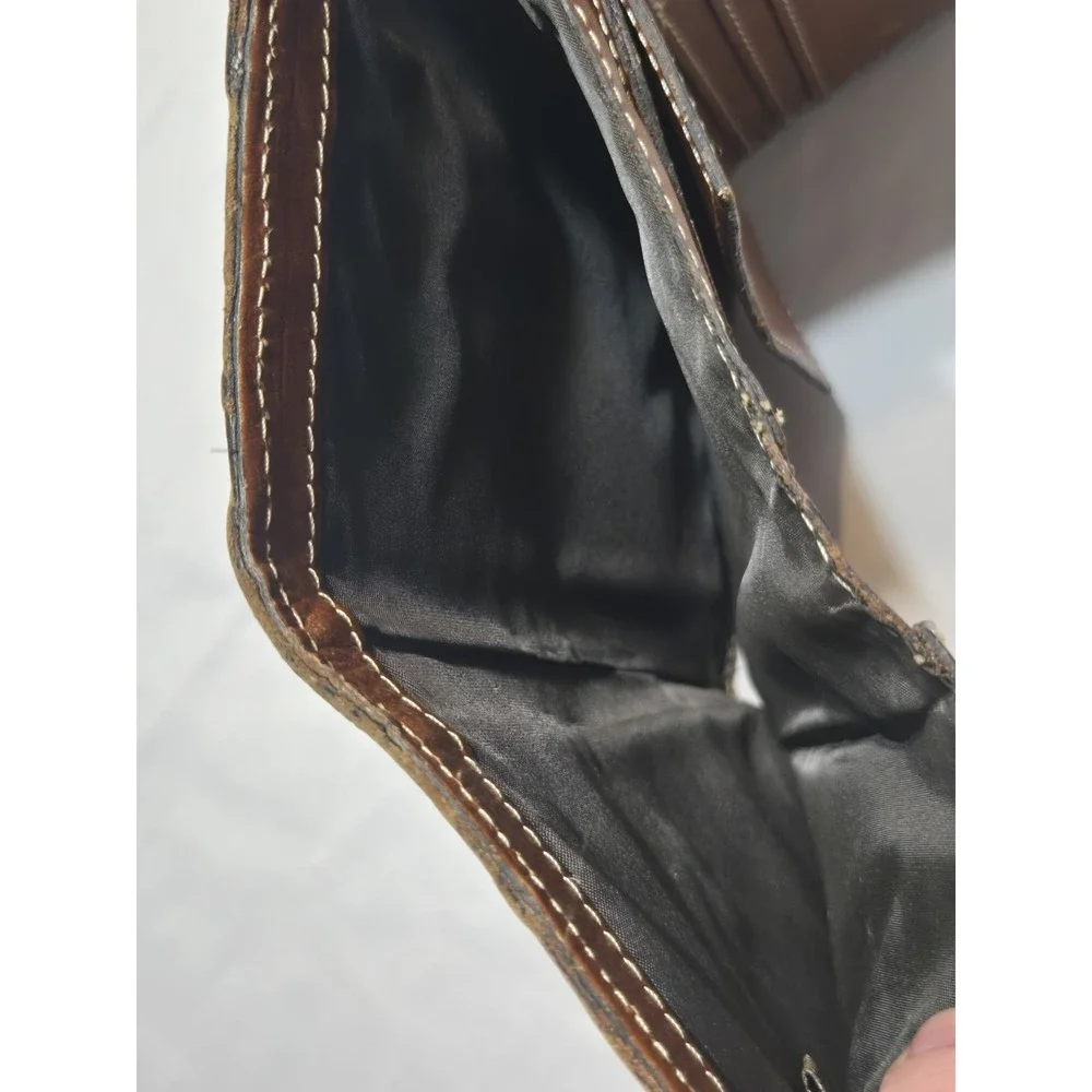 Patricia Nash Varesse Tooled Leather Bifold Wallet-Italian Folklore Pre Loved